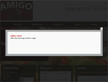 Tablet Screenshot of amigo-pizza.dk